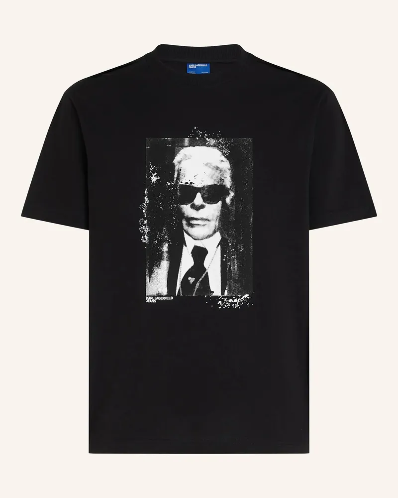 Karl Lagerfeld T-Shirt schwarz Schwarz