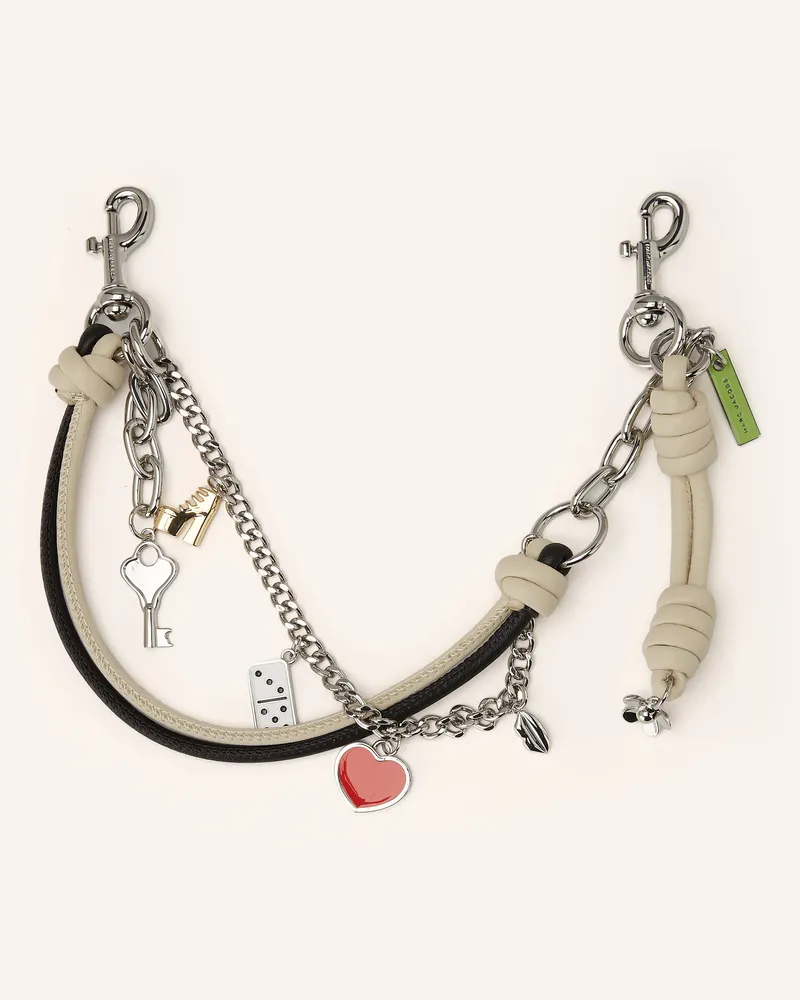 Marc Jacobs Taschenanhänger THE MINI ICON CHAIN CHARM Schwarz