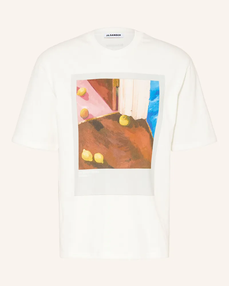 Jil Sander T-Shirt weiss Weiss