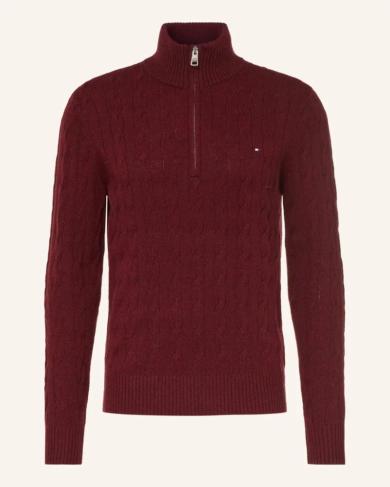 Tommy Hilfiger Troyer rot Dunkelrot