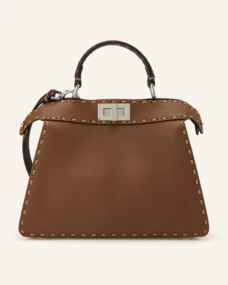 Fendi Handtasche Peekaboo Iseeu braun Braun