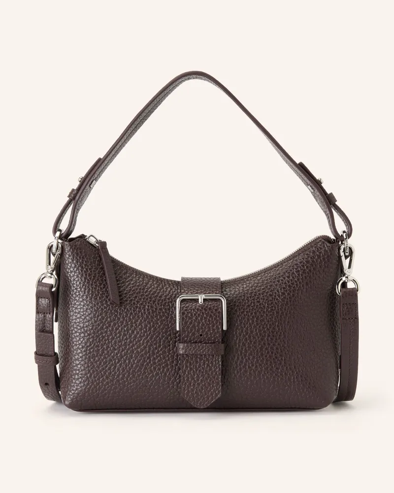 Marc O'Polo Handtasche rot Dunkelbraun