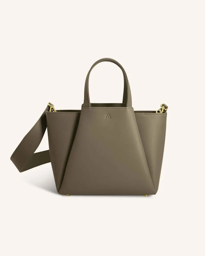 KAAI Umhängetasche Mini Pyramid gruen Khaki