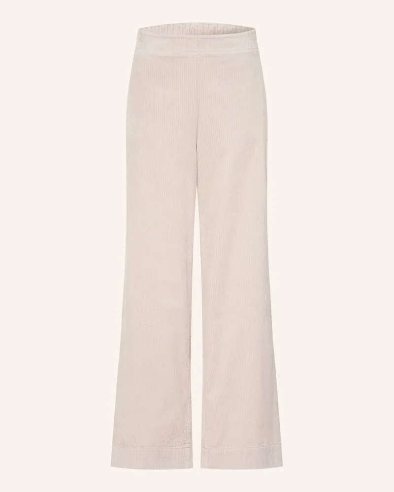 Marc O'Polo Marlenehose Aus Cord beige Creme