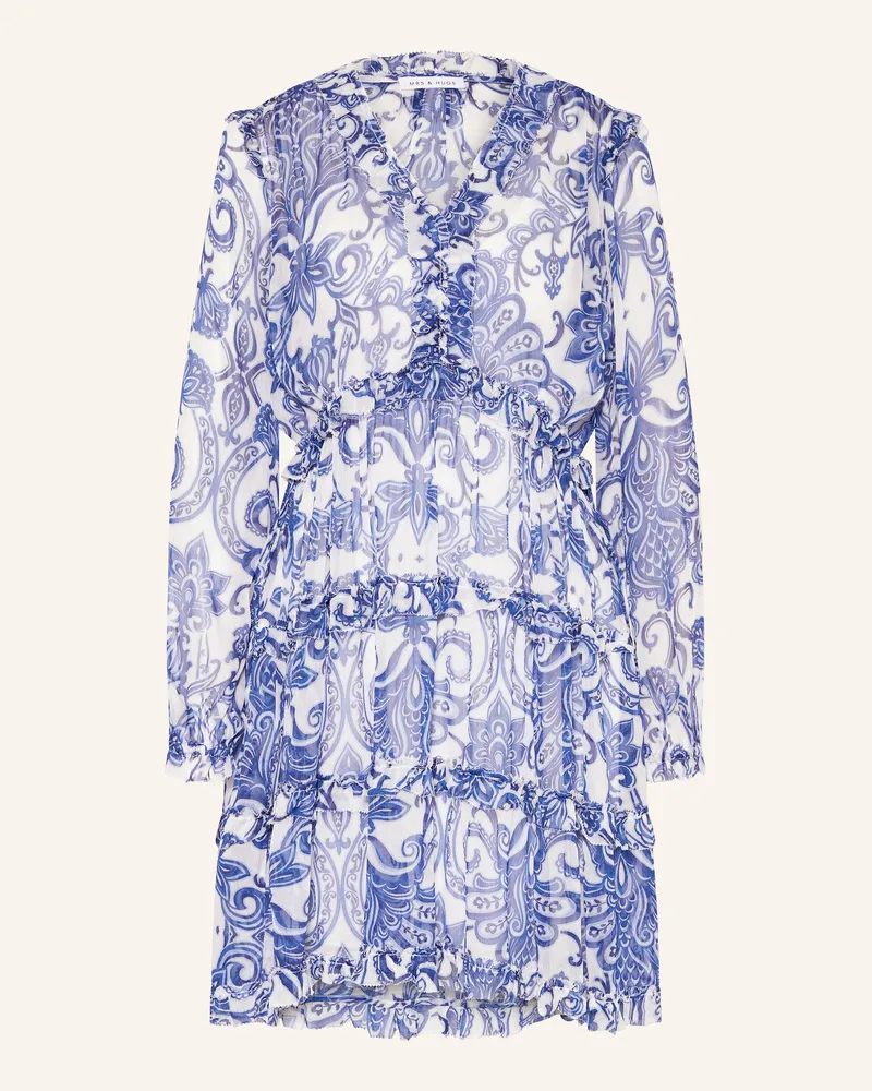 Mrs & HUGS Kleid mit Volants Weiss