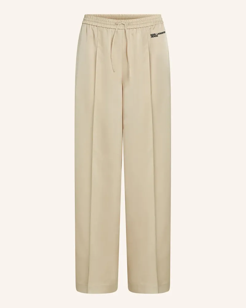 Karl Lagerfeld Hose Beige