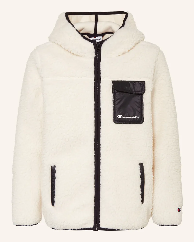 Champion Teddyfell-Jacke weiss Ecru