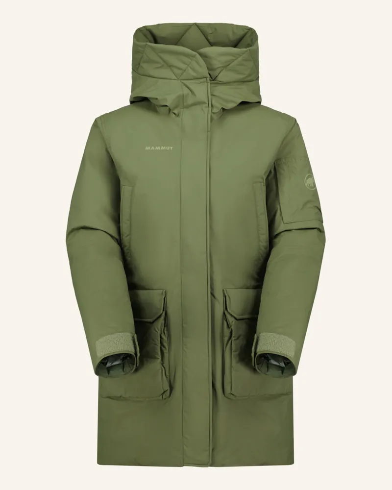 Mammut Winterjacke FLOEBERG HS mit Kapuze Grün