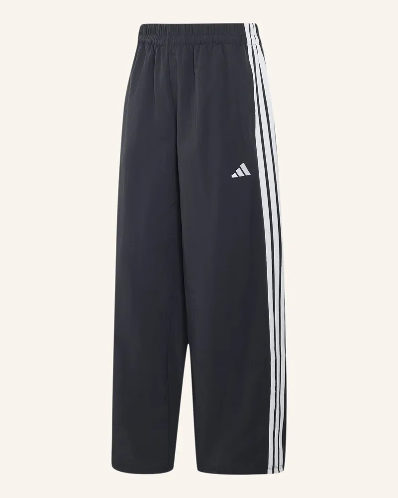adidas Iconic Bungees-Trainingshose, Gewebt, Weites Bein schwarz Schwarz
