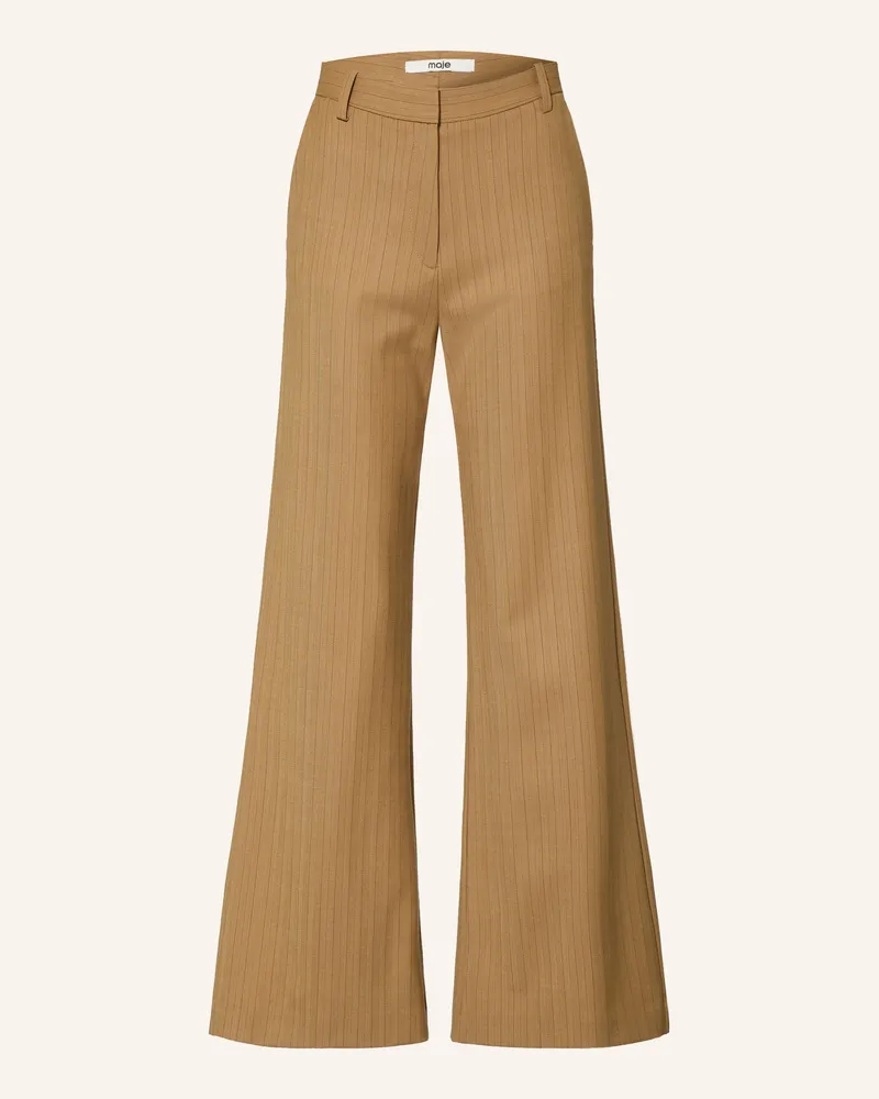 Maje Hose beige Hellbraun