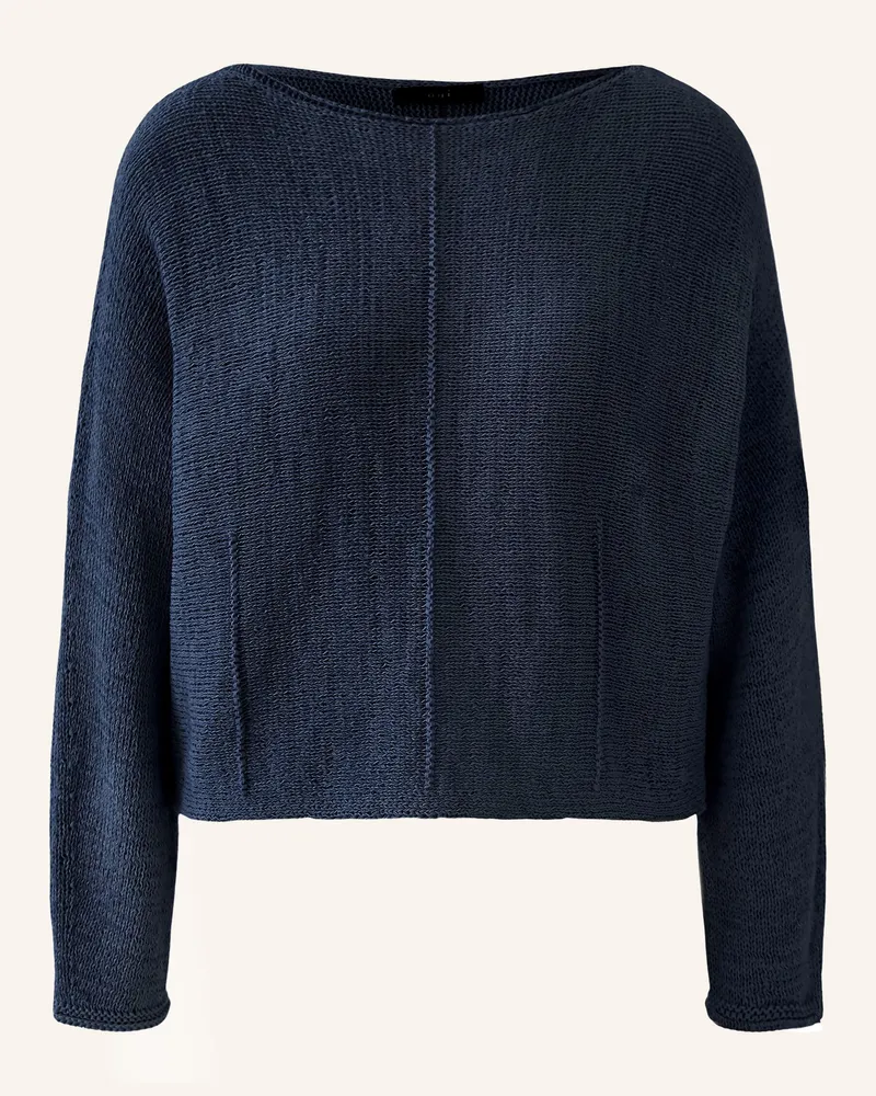 Oui  Pullover blau Dunkelblau