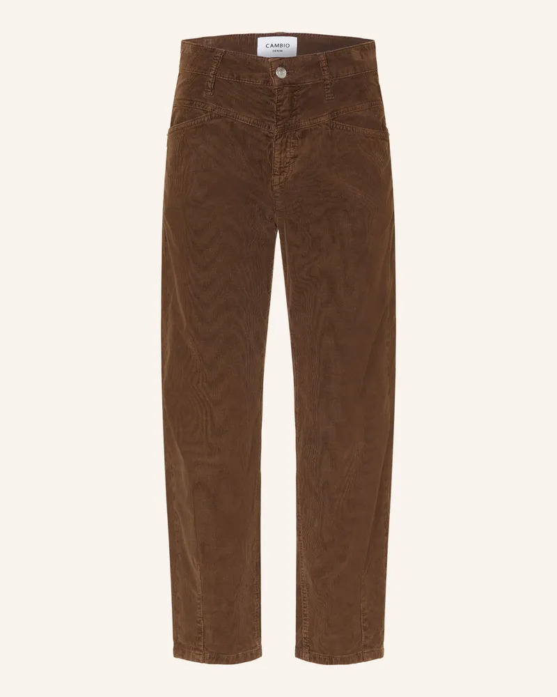 Cambio 7/8-Hose Elin Aus Cord braun Braun