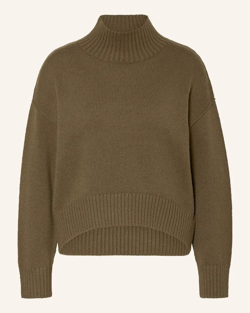 Oui  Pullover gruen Oliv