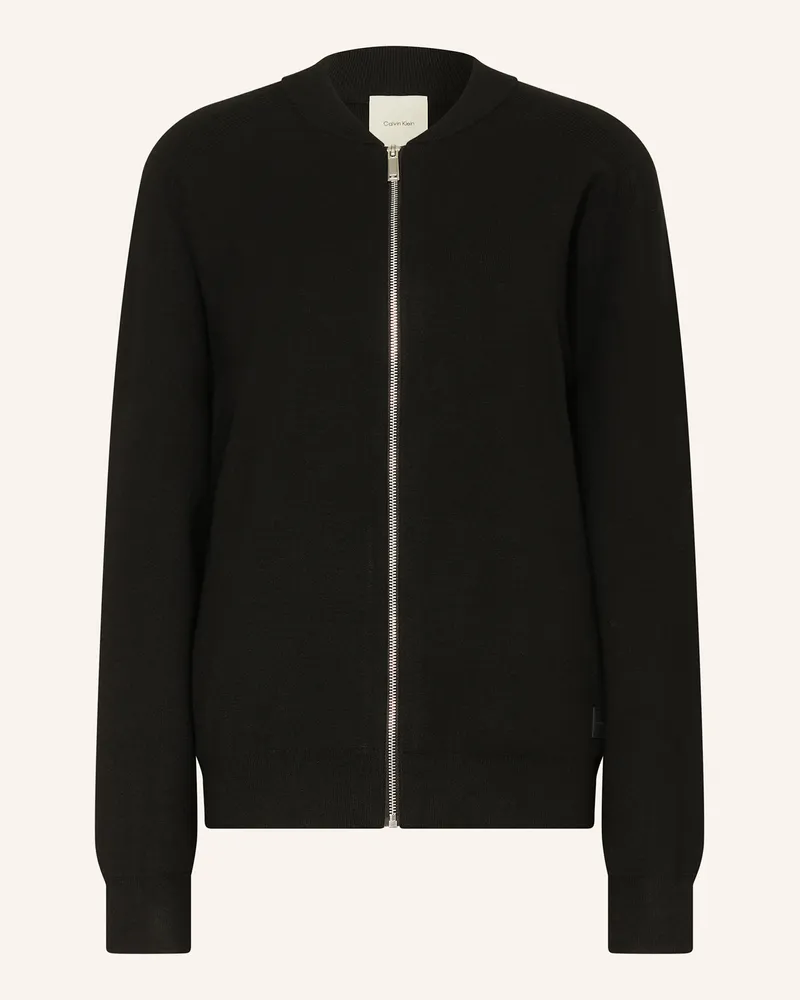 Calvin Klein Strickjacke Schwarz