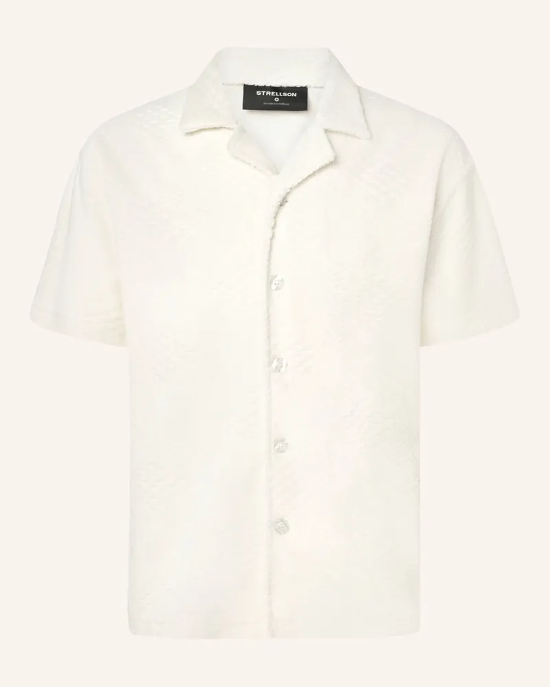 Strellson Resorthemd Joseph Regular Fit Aus Frottee weiss Weiss