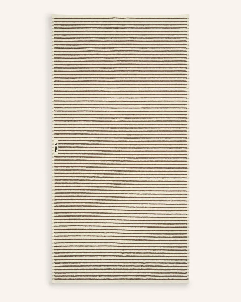 TEKLA Handtuch beige Braun