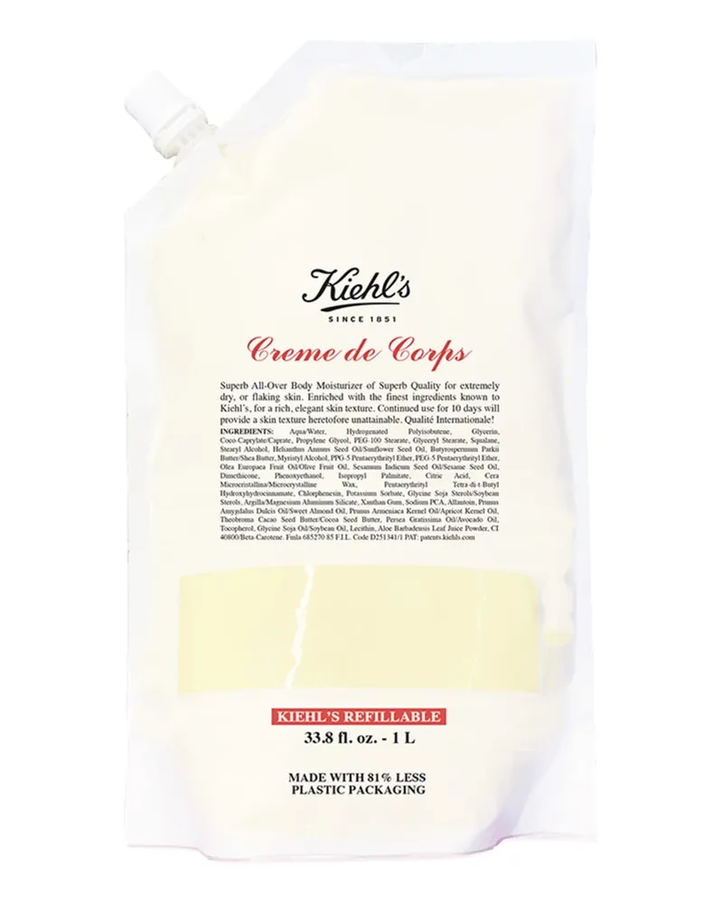 Kiehl's CREME DE CORPS REFILL 1000 ml, 78 € / 1 l 