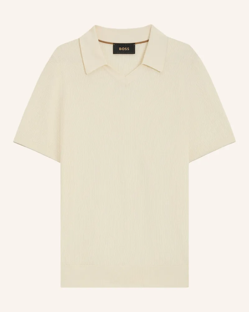 HUGO BOSS Pullover L-IRO Regular Fit Weiss
