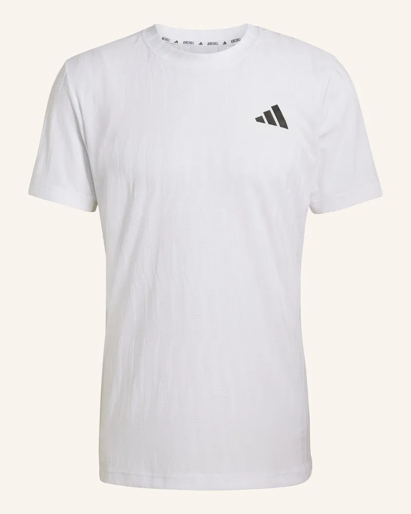 adidas Tennis Climacool+ Airchill Freelift T-Shirt weiss Weiss