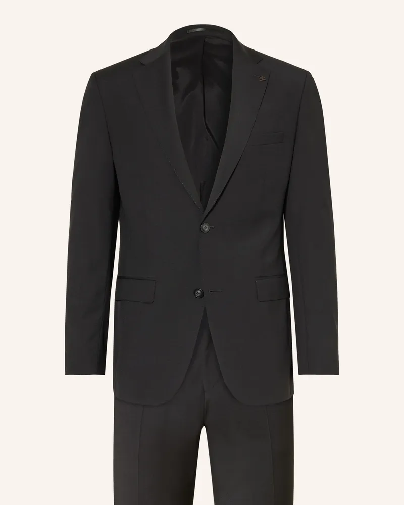 Roy Robson Anzug Slim Fit schwarz Schwarz