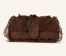 Schultertasche Le Bambino Chaine braun