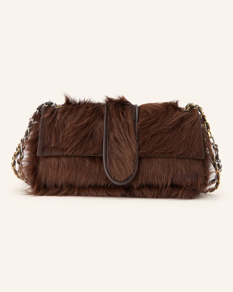 Jacquemus Schultertasche Le Bambino Chaine braun Braun