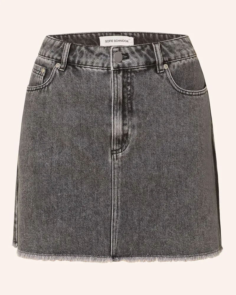 Sofie Schnoor Jeansrock Dafnesw schwarz Dunkelgrau