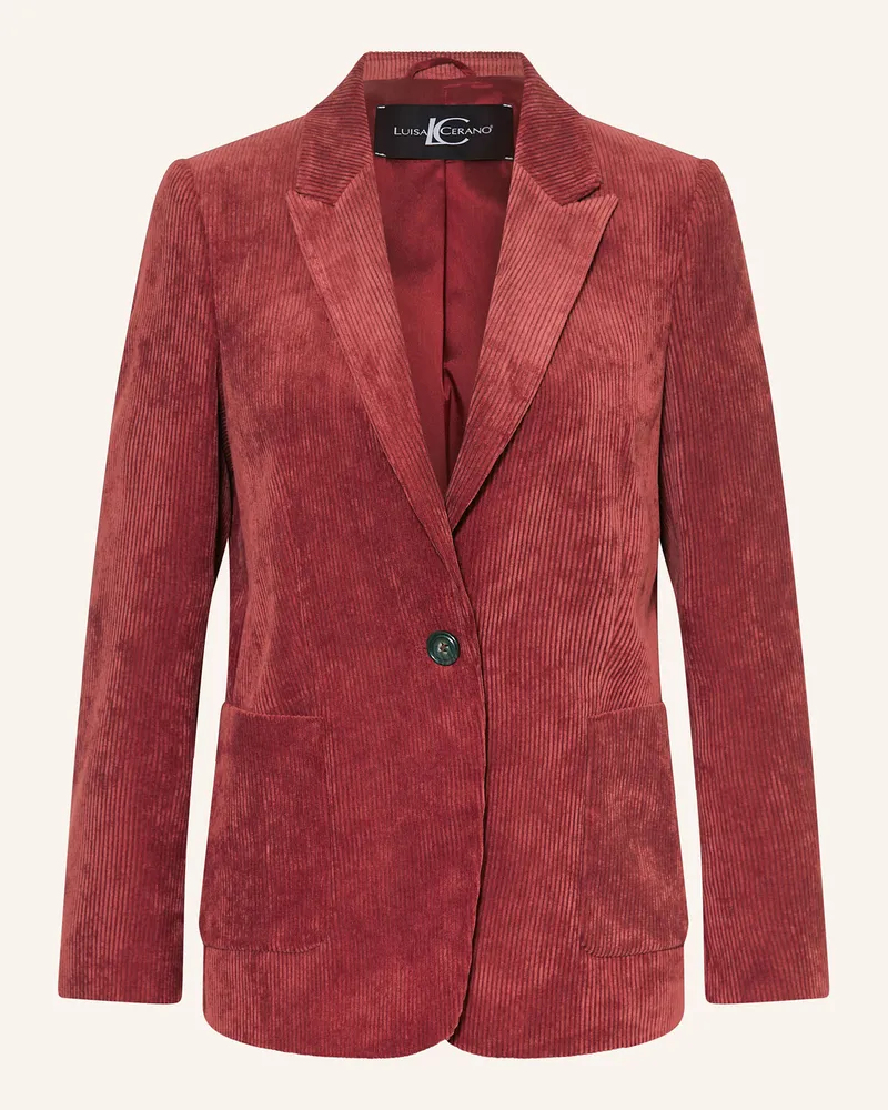 Luisa Cerano Cordblazer Rot