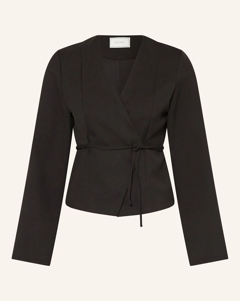 Neo Noir Wickelbluse SIMMI Schwarz