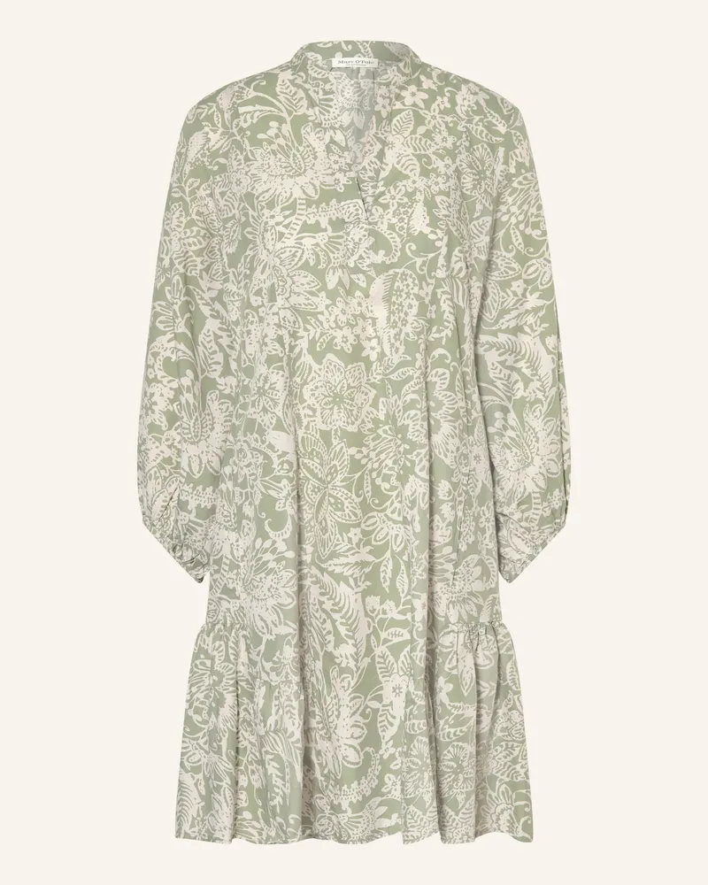 Marc O'Polo Kleid mit Rüschen Weiss
