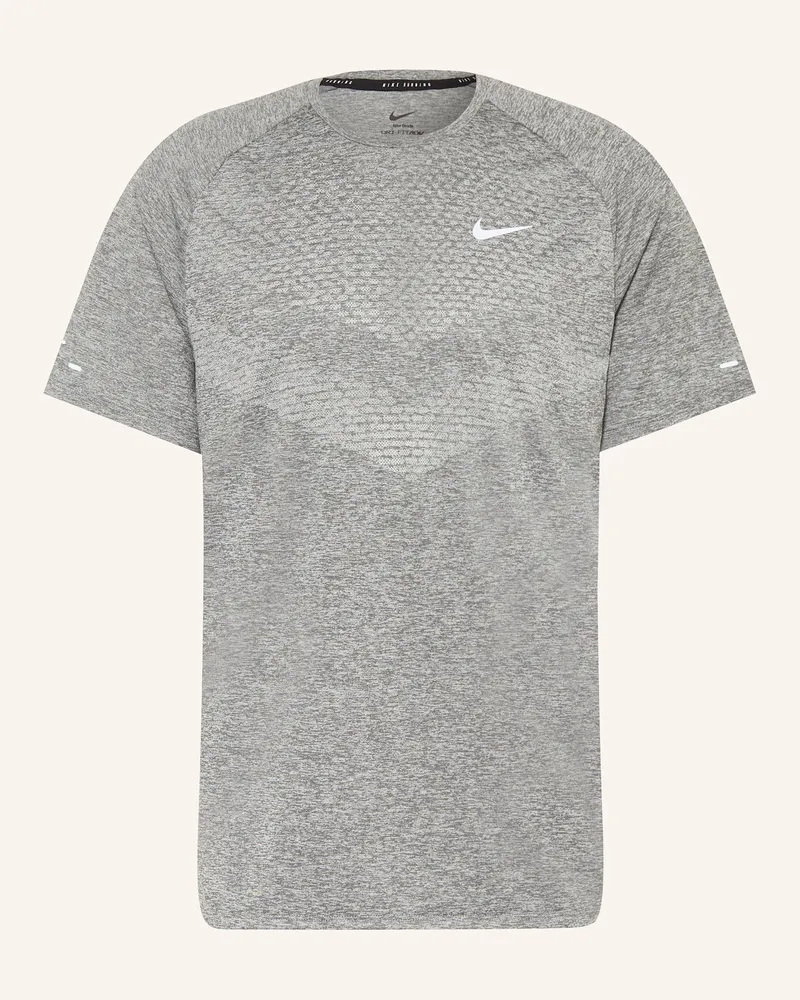 Nike Laufshirt STRIDE Grau