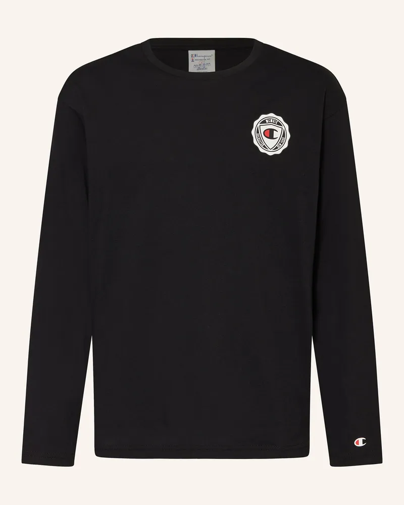 Champion Longsleeve Schwarz