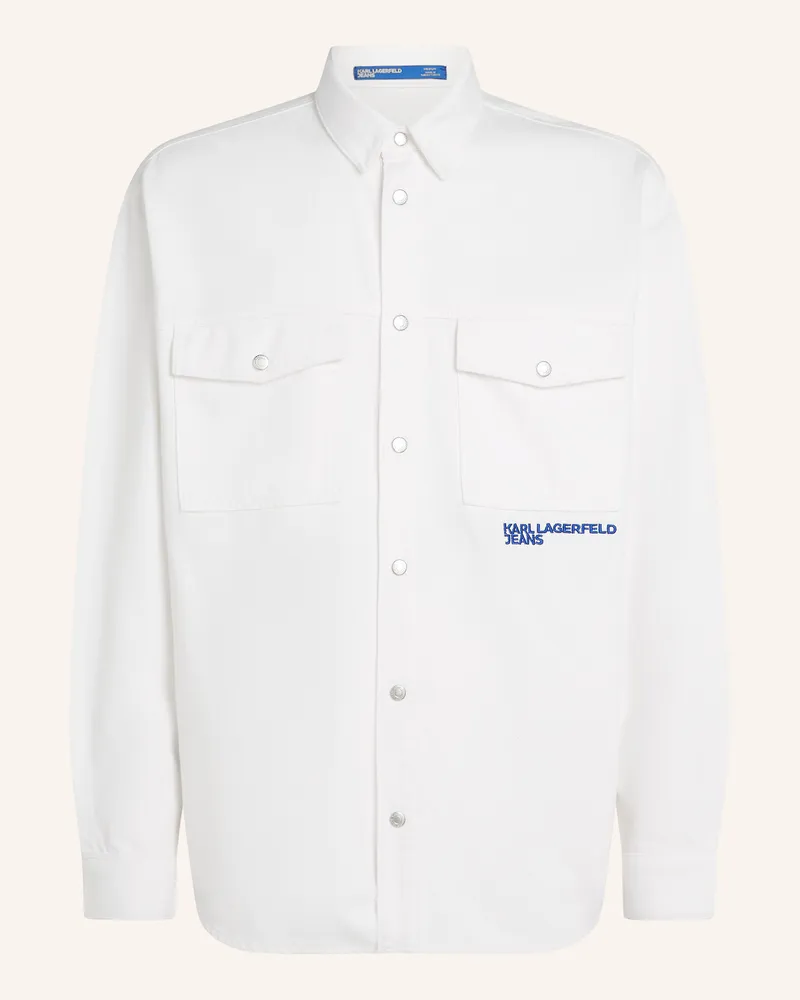 Karl Lagerfeld Hemd Weiss