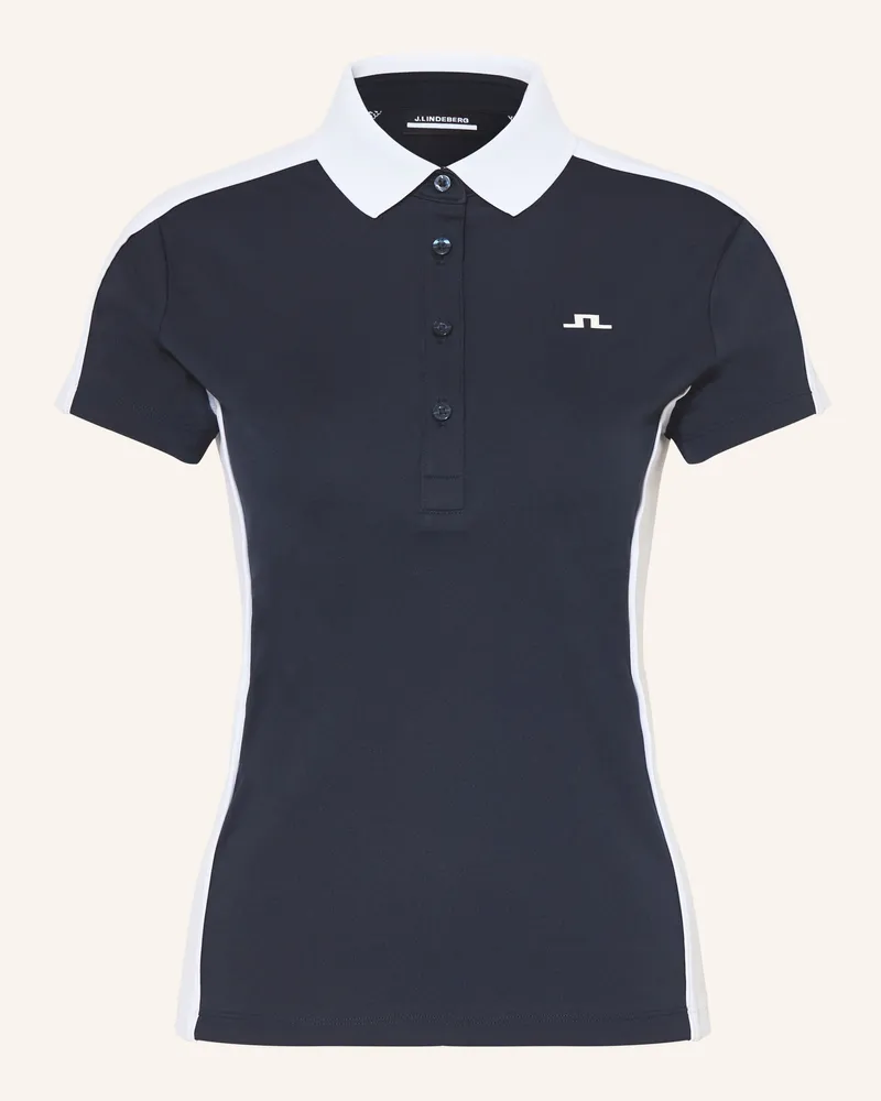 J.Lindeberg Funktions-Poloshirt Dunkelblau