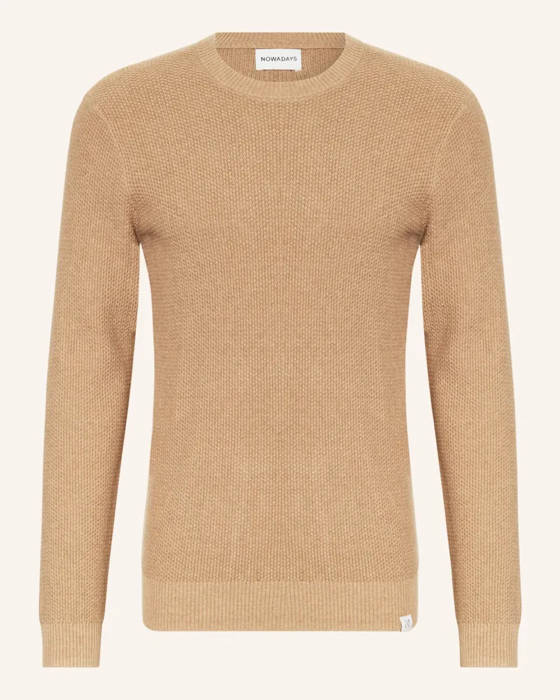 Nowadays Pullover braun Braun
