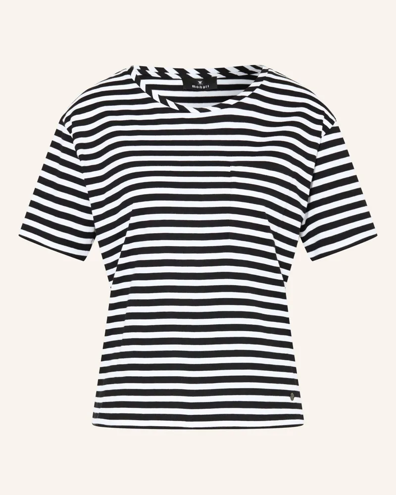 monari T-Shirt schwarz Schwarz