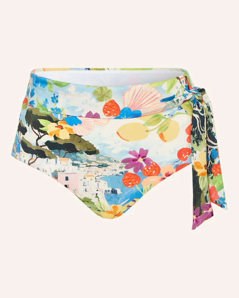 Maryan Mehlhorn Highwaist-Bikini-Hose Riviera gruen Blau
