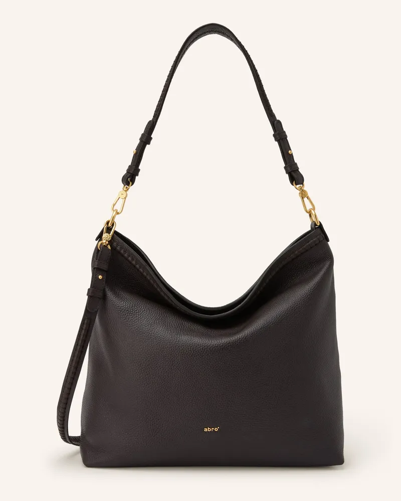 Abro Beuteltasche Signature braun Dunkelbraun