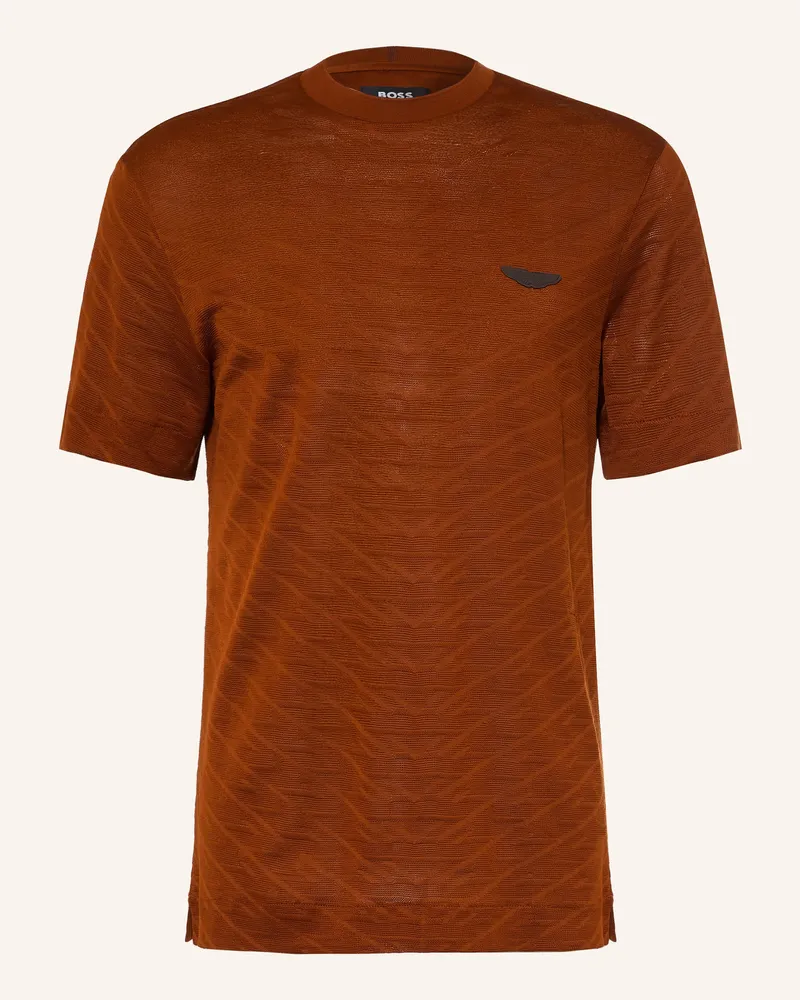 HUGO BOSS T-Shirt C-Thompson braun Braun