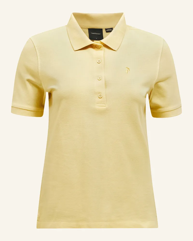 Peak Performance Poloshirt Gelb