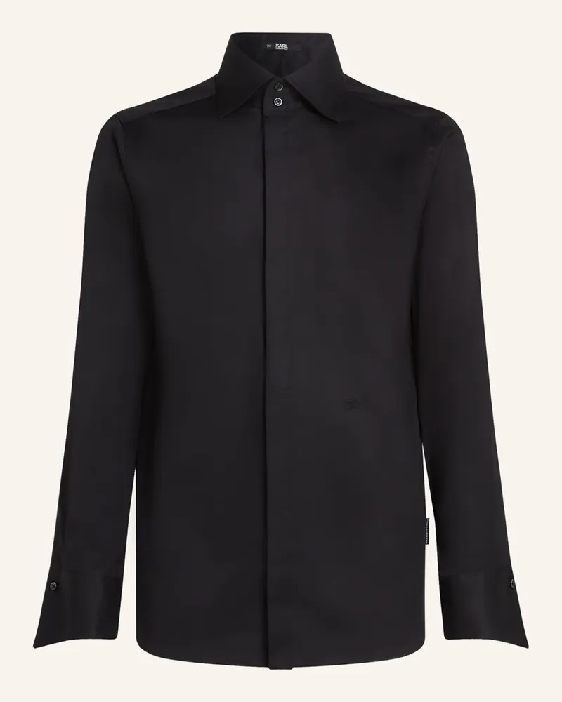 Karl Lagerfeld Hemd Schwarz