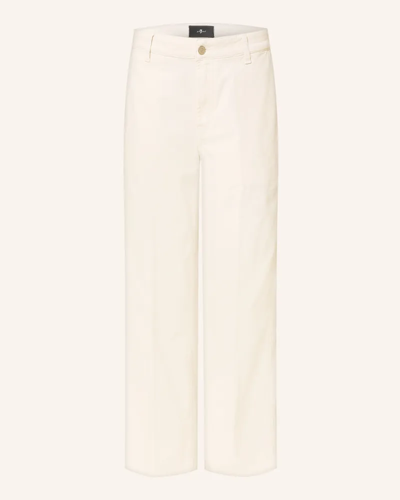 7 for all mankind Straight Jeans Stovepipe weiss 3o7
