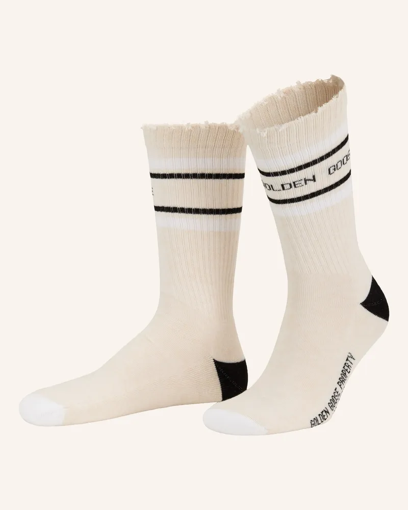 Golden Goose Socken Weiss