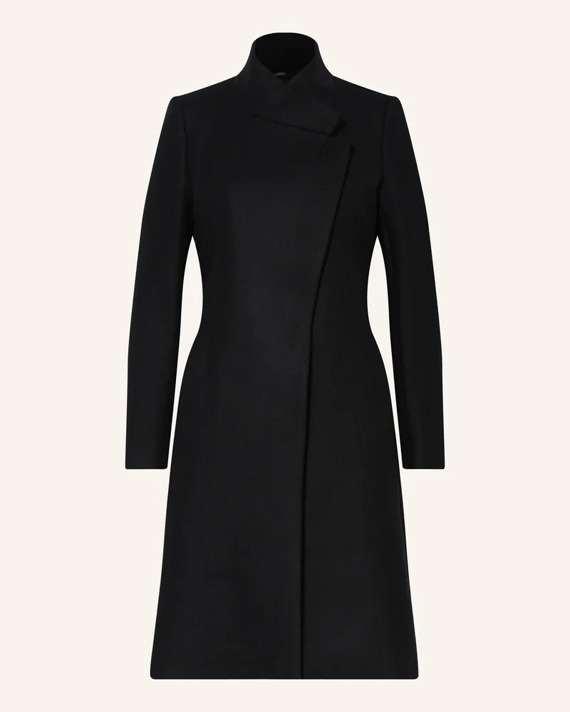 Reiss Wollmantel MAX Schwarz