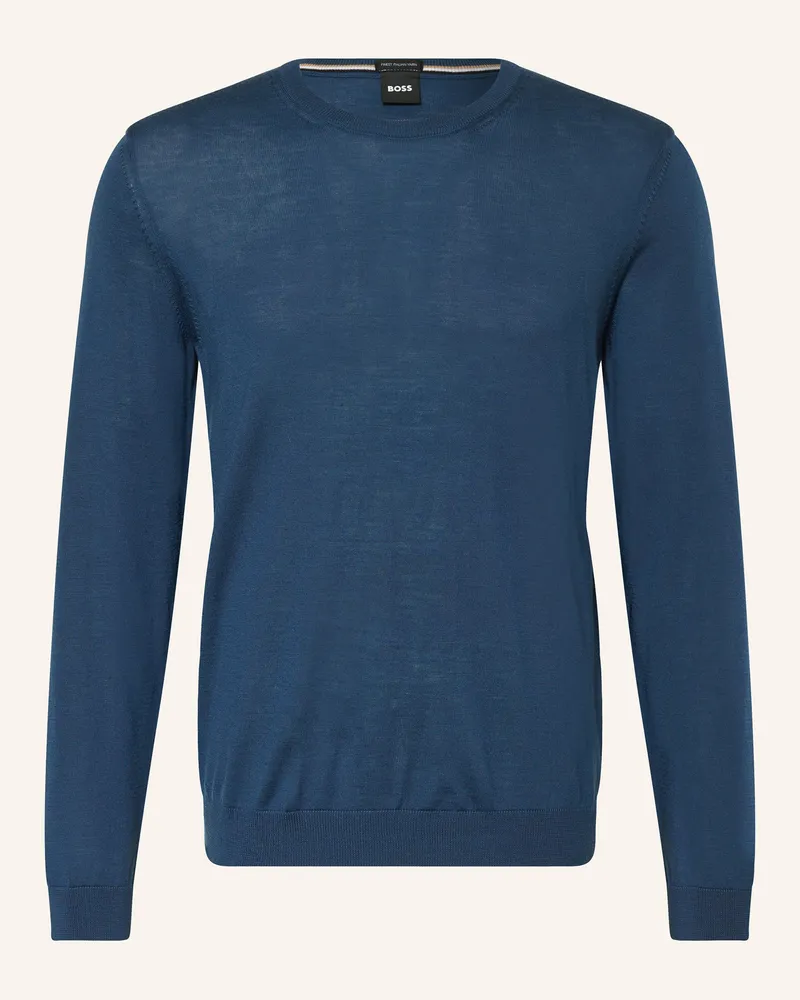 HUGO BOSS Pullover Leno blau Blau