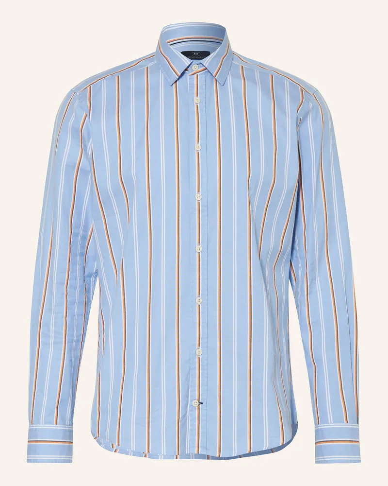 Strokesman's Hemd Regular Fit orange Hellblau