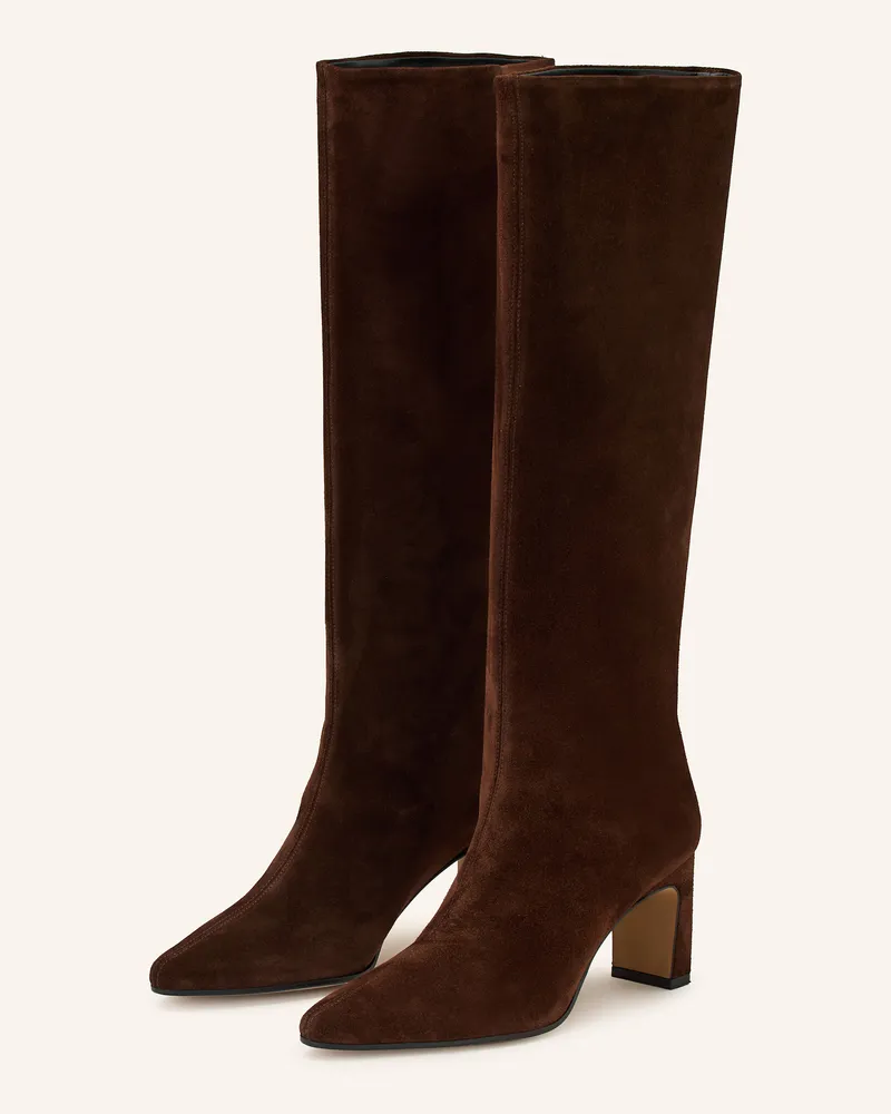 Claudie Pierlot Stiefel Dunkelbraun