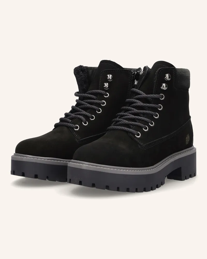Apple of Eden Schnürstiefeletten Schwarz