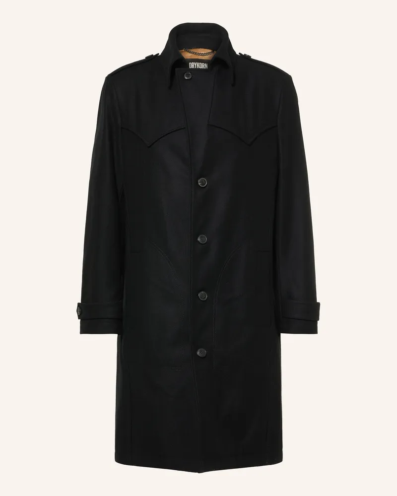 Drykorn Wollmantel Dryoxford schwarz Schwarz
