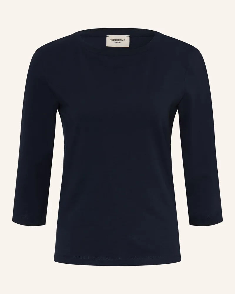 Max Mara Shirt Multia Mit 3/4-Arm blau Dunkelblau